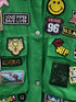 'Marina' Denim Patchwork Embroidery Jacket - Celes Fashion